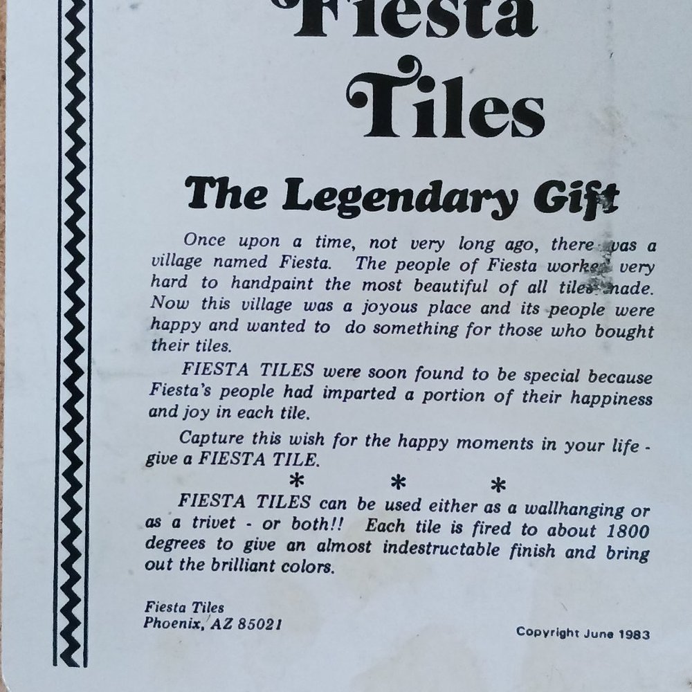Fiesta Tile - Picture 2 of 3